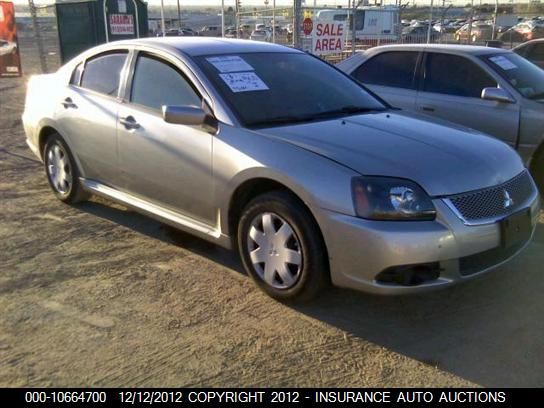 2010 Mitsubishi Galant Es/Se VIN: 4A32B3FFXAE009404 Lot: 10664700