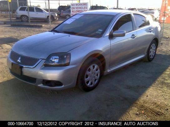 2010 Mitsubishi Galant Es/Se VIN: 4A32B3FFXAE009404 Lot: 10664700