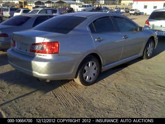 2010 Mitsubishi Galant Es/Se VIN: 4A32B3FFXAE009404 Lot: 10664700