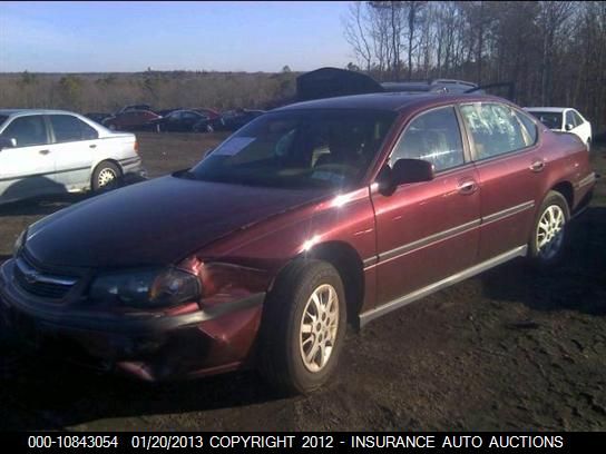 2000 Chevrolet Impala VIN: 2G1WF55E9Y9139967 Lot: 10843054