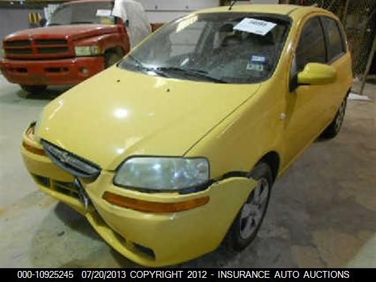 KL1TD66646B610102 2006 Chevrolet Aveo Ls