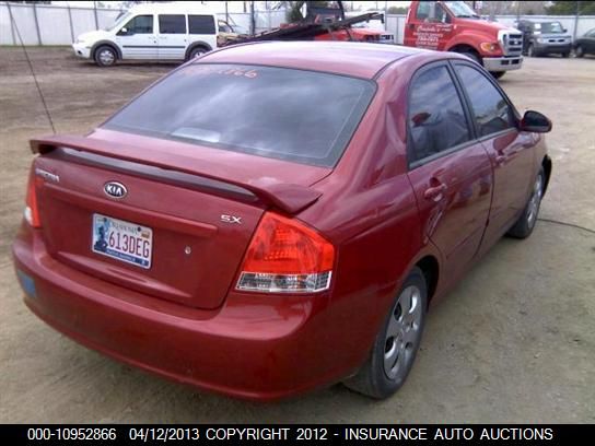 KNAFE121685518519 2008 Kia Spectra Ex/Lx/Sx