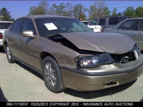 2G1WF52E559310732 2005 Chevrolet Impala