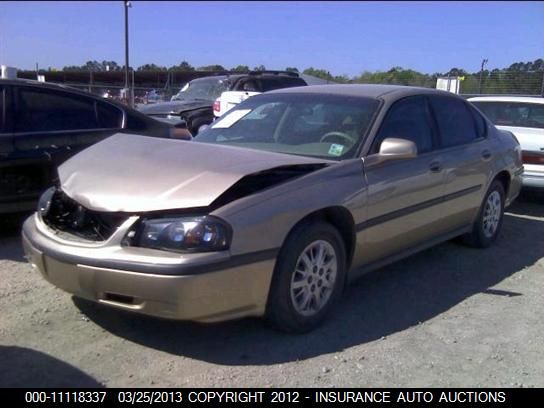 2G1WF52E559310732 2005 Chevrolet Impala