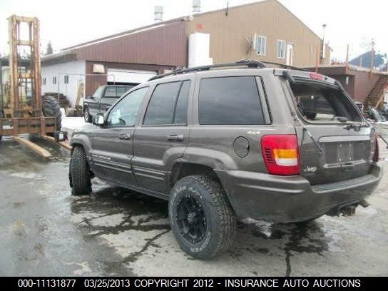 2000 Jeep Grand Cherokee Limited VIN: 1J4GW58N8YC333562 Lot: 11131877