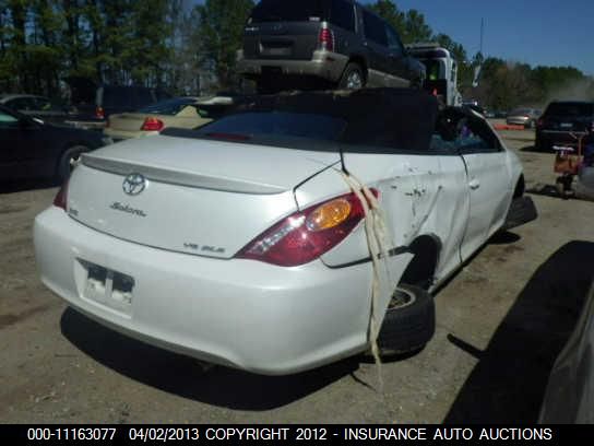 4T1FA38P16U102009 2006 Toyota Camry Solara Se/Sle