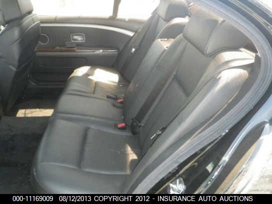 2007 BMW 750Li VIN: WBAHN83587DT71403 Lot: 11169009