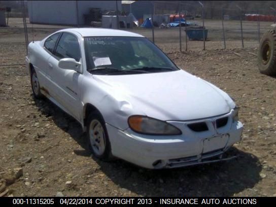 2000 Pontiac Grand Am Se VIN: 1G2NE12T3YM726299 Lot: 11315205