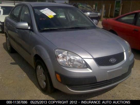 2007 Kia Rio Lx/Sx VIN: KNADE123176255034 Lot: 11387886