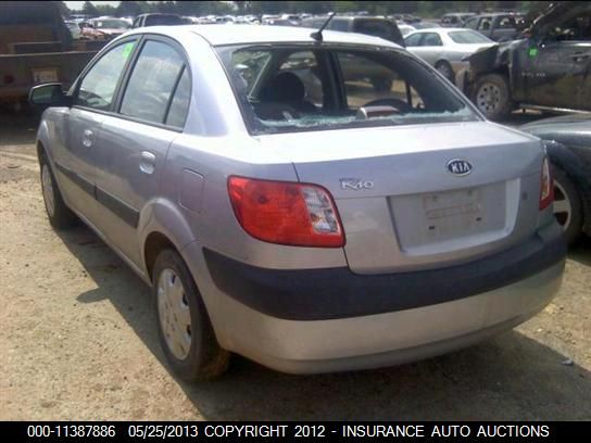 KNADE123176255034 2007 Kia Rio Lx/Sx