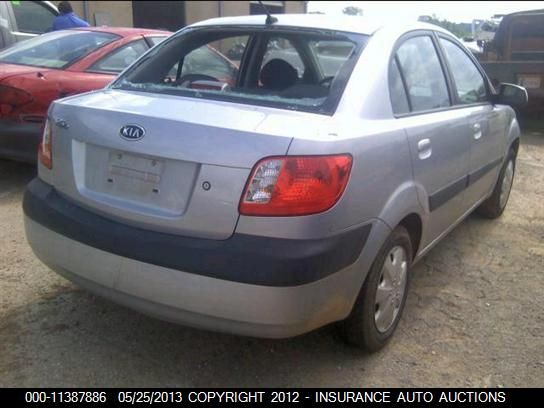 KNADE123176255034 2007 Kia Rio Lx/Sx