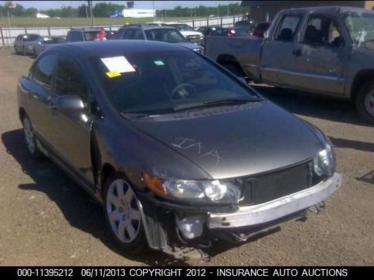 2006 Honda Civic Lx VIN: 1HGFA16506L057081 Lot: 11395212