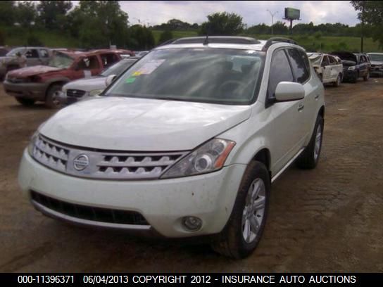 2007 Nissan Murano Se/Sl/S VIN: JN8AZ08W97W613359 Lot: 11396371