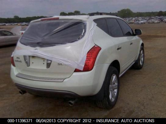 2007 Nissan Murano Se/Sl/S VIN: JN8AZ08W97W613359 Lot: 11396371