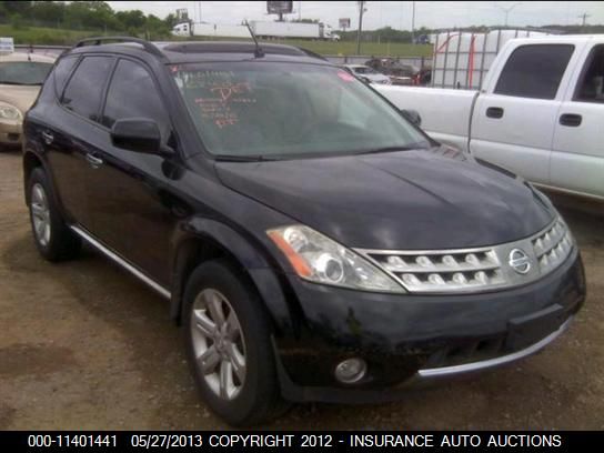 2007 Nissan Murano Se/Sl/S VIN: JN8AZ08W57W642499 Lot: 11401441