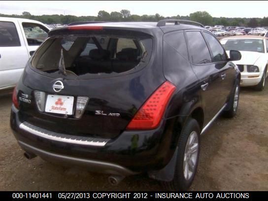 2007 Nissan Murano Se/Sl/S VIN: JN8AZ08W57W642499 Lot: 11401441