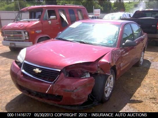 1G1ZS57F07F264621 2007 Chevrolet Malibu Ls