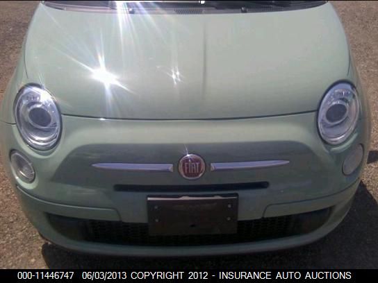 2012 Fiat 500 Pop VIN: 3C3CFFAR9CT228151 Lot: 11446747