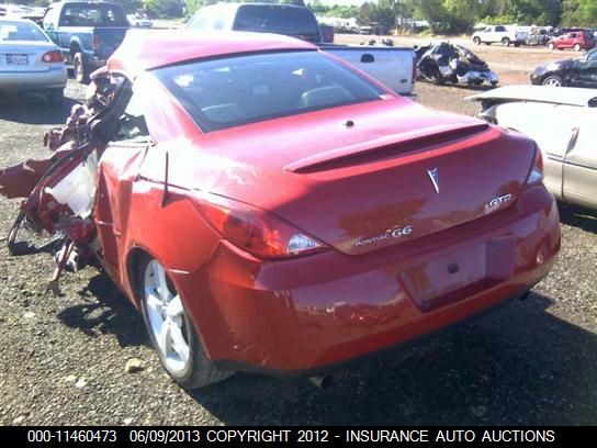 2006 Pontiac G6 Gtp VIN: 1G2ZM361264259558 Lot: 11460473