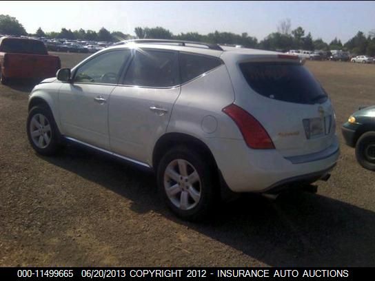 2007 Nissan Murano Se/Sl/S VIN: JN8AZ08WX7W627268 Lot: 11499665