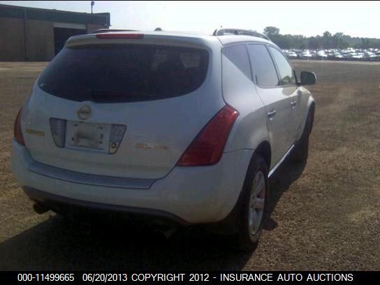 2007 Nissan Murano Se/Sl/S VIN: JN8AZ08WX7W627268 Lot: 11499665