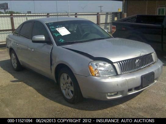 2005 Mercury Montego Luxury VIN: 1MEFM40195G612404 Lot: 11521094