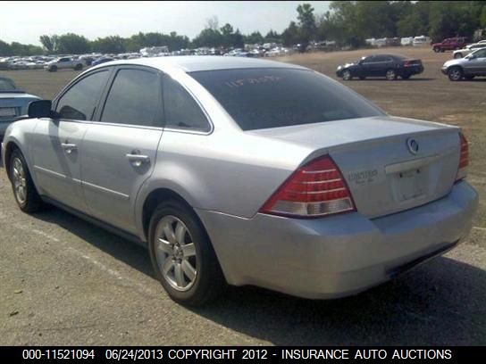 2005 Mercury Montego Luxury VIN: 1MEFM40195G612404 Lot: 11521094