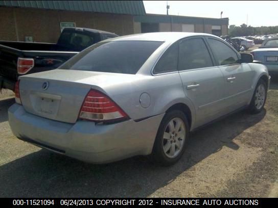 2005 Mercury Montego Luxury VIN: 1MEFM40195G612404 Lot: 11521094