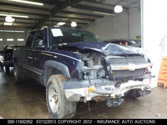 2005 Chevrolet Silverado K1500 VIN: 1GCEK19B75E145444 Lot: 11602262