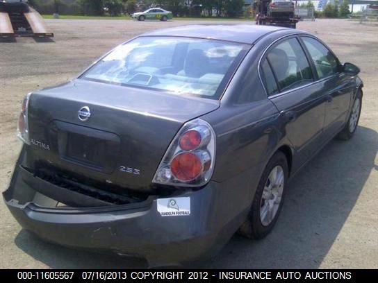 2006 Nissan Altima S/Sl VIN: 1N4AL11DX6C224862 Lot: 11605567