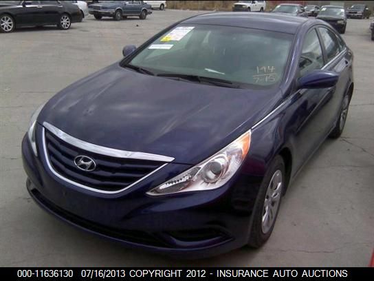 2012 Hyundai Sonata Gls VIN: 5NPEB4AC5CH485212 Lot: 11636130