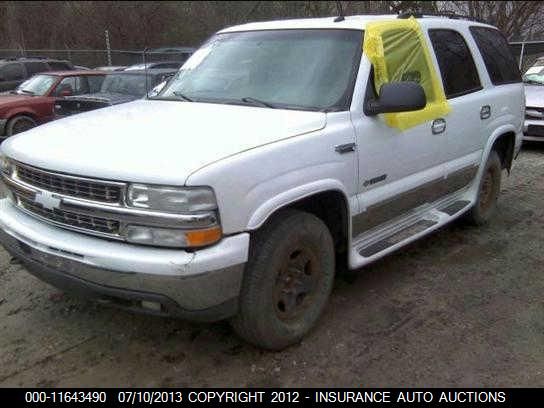 2003 Chevrolet Tahoe K1500 VIN: 1GNEK13Z73J189123 Lot: 11643490