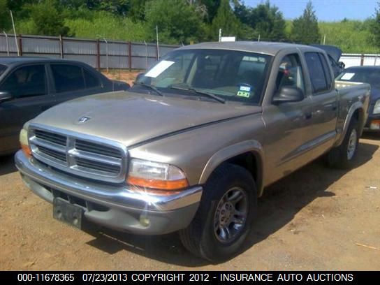 2003 Dodge Dakota Quad Cab Slt VIN: 1D7HL48N33S101954 Lot: 11678365