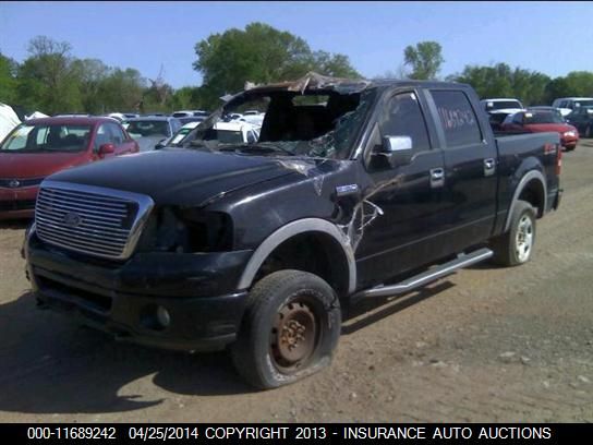 2007 Ford Lgt Convtnl 'F' F150 VIN: 1FTPW14V27KB31907 Lot: 11689242