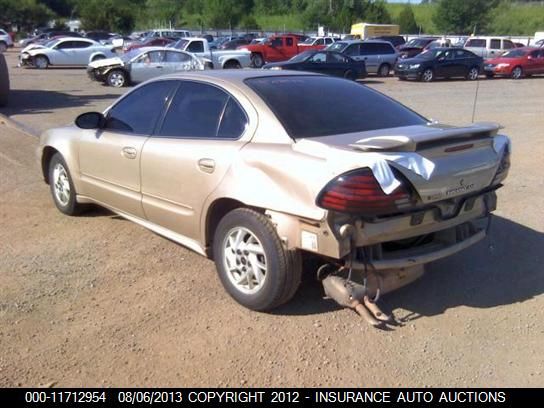 2003 Pontiac Grand Am Se1 VIN: 1G2NF52E13C172524 Lot: 11712954