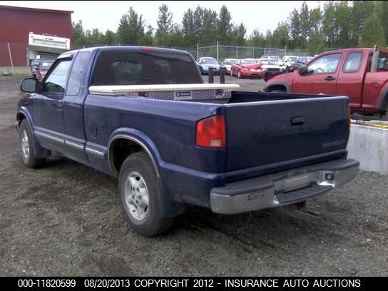 2000 Chevrolet 'S'truck S10 VIN: 1GCDT19W5Y8136594 Lot: 11820599