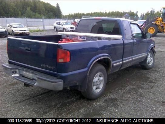 2000 Chevrolet 'S'truck S10 VIN: 1GCDT19W5Y8136594 Lot: 11820599