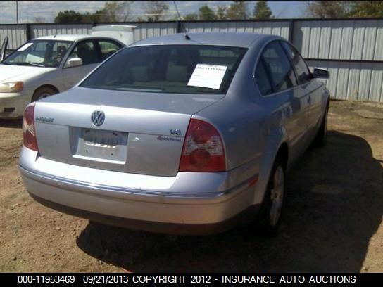 WVWTH63B82P171739 2002 Volkswagen Passat Glx 4Motion