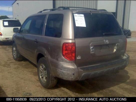 2HKYF18624H618462 2004 Honda Pilot Exl