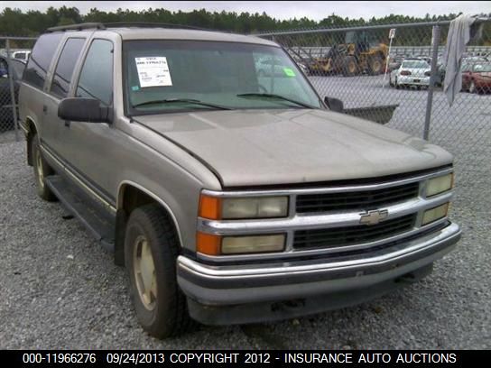 1998 Chevrolet K1500 Suburban VIN: 1GNFK16R3WJ352225 Lot: 11966276