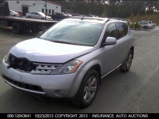 2006 Nissan Murano Se/Sl/S VIN: JN8AZ08W66W517252 Lot: 12043641