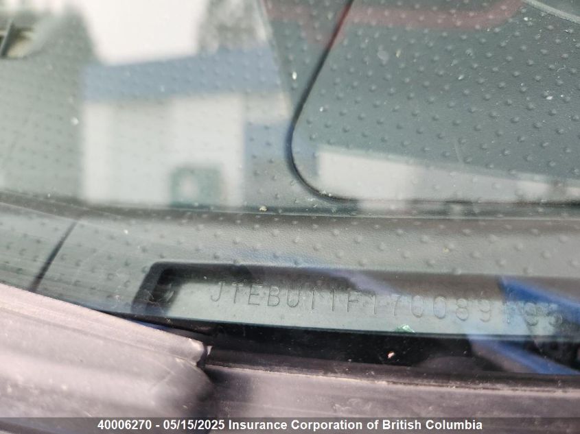 2007 Toyota Fj Cruiser VIN: JTEBU11F170089105 Lot: 40006270