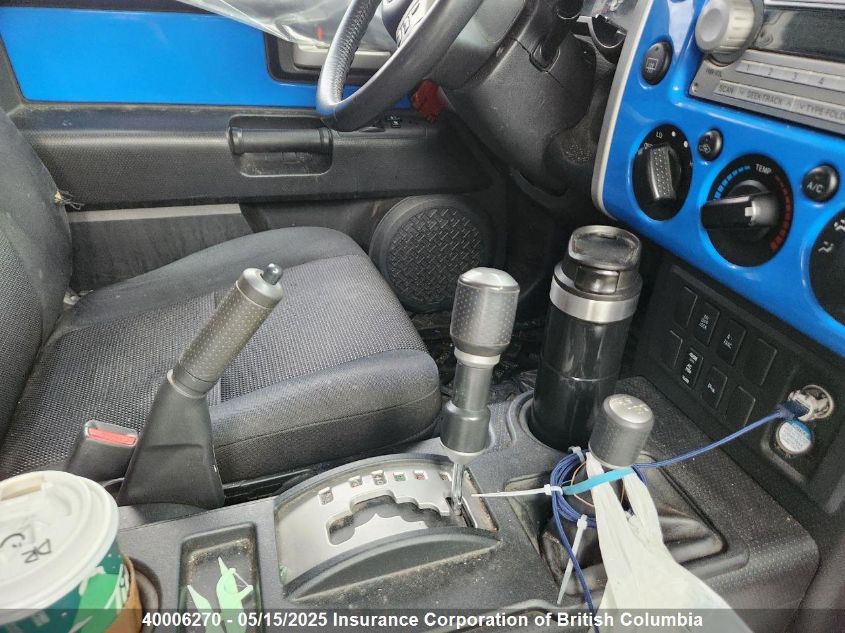 2007 Toyota Fj Cruiser VIN: JTEBU11F170089105 Lot: 40006270