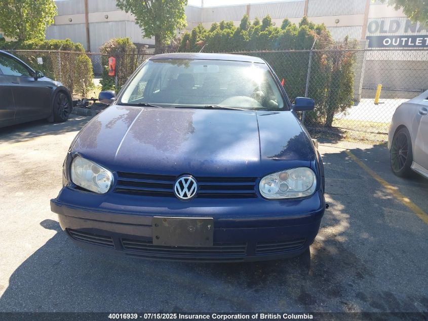 2002 Volkswagen Golf VIN: 9BWDE61J324044928 Lot: 40016939
