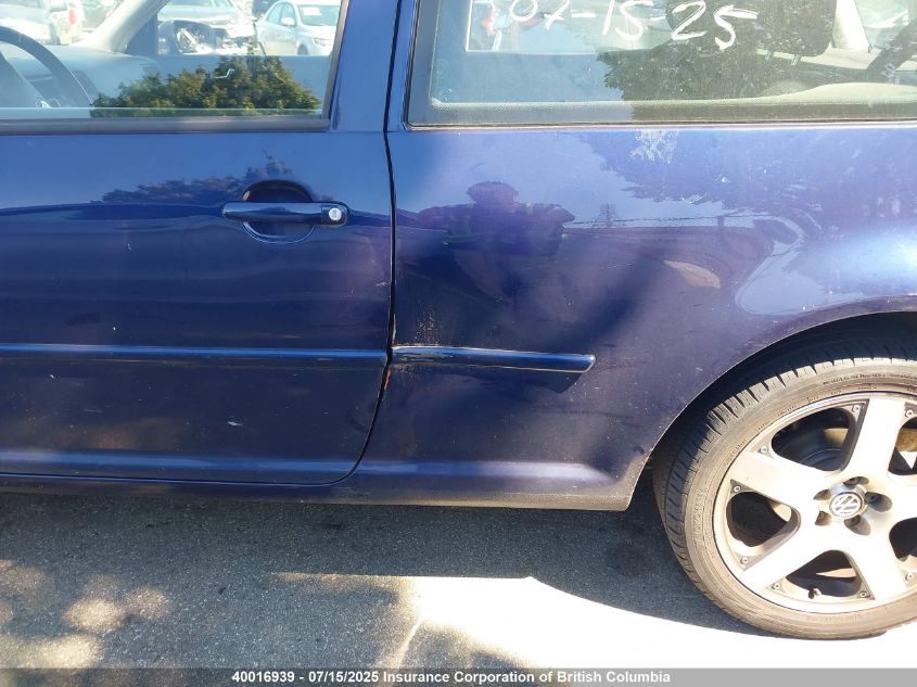 2002 Volkswagen Golf VIN: 9BWDE61J324044928 Lot: 40016939