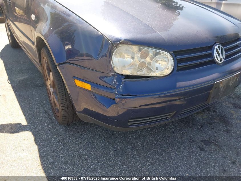 2002 Volkswagen Golf VIN: 9BWDE61J324044928 Lot: 40016939