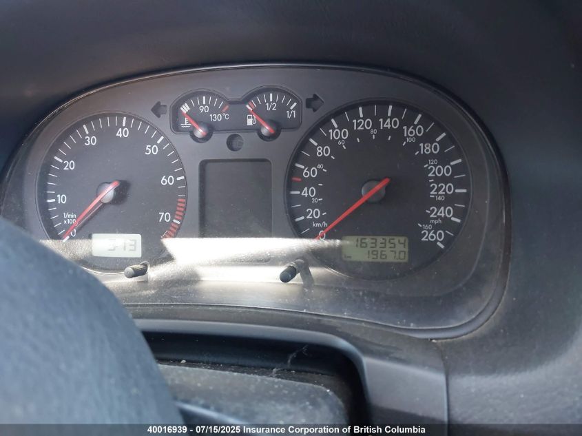 2002 Volkswagen Golf VIN: 9BWDE61J324044928 Lot: 40016939