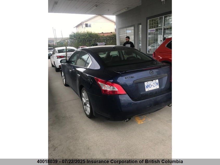 2009 Nissan Maxima S/Sv VIN: 1N4AA51E19C817813 Lot: 40018039