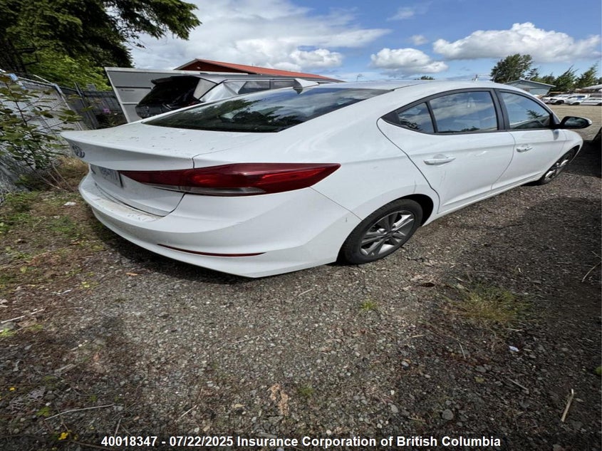 Vin: kmhd84lf7ju642139, lot: 30020623, hyundai elantra sel/value/limited 20184