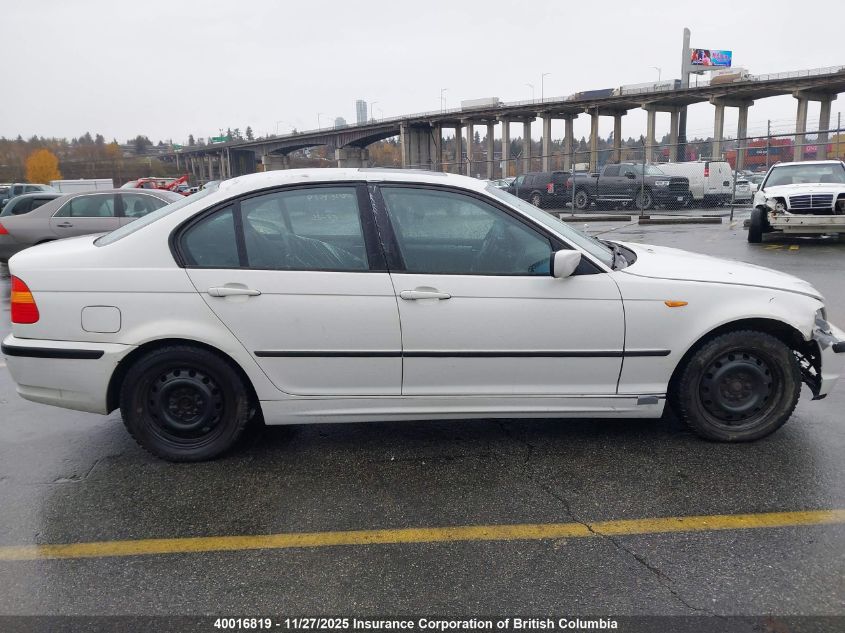 2004 BMW 325 I VIN: WBAEV334X4KR30602 Lot: 40016819